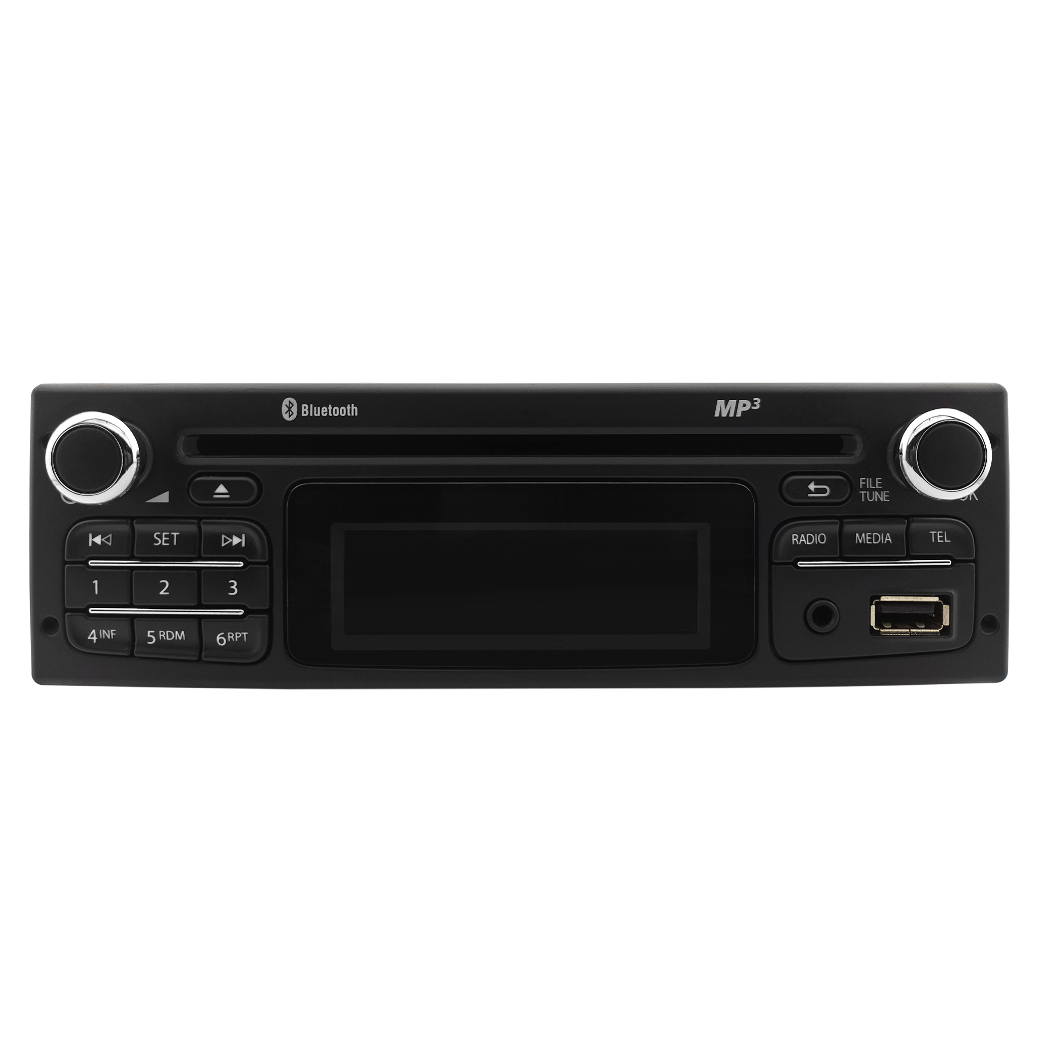 AGC-1220RF Bluetooth MP3 CD Player Car Radio Front