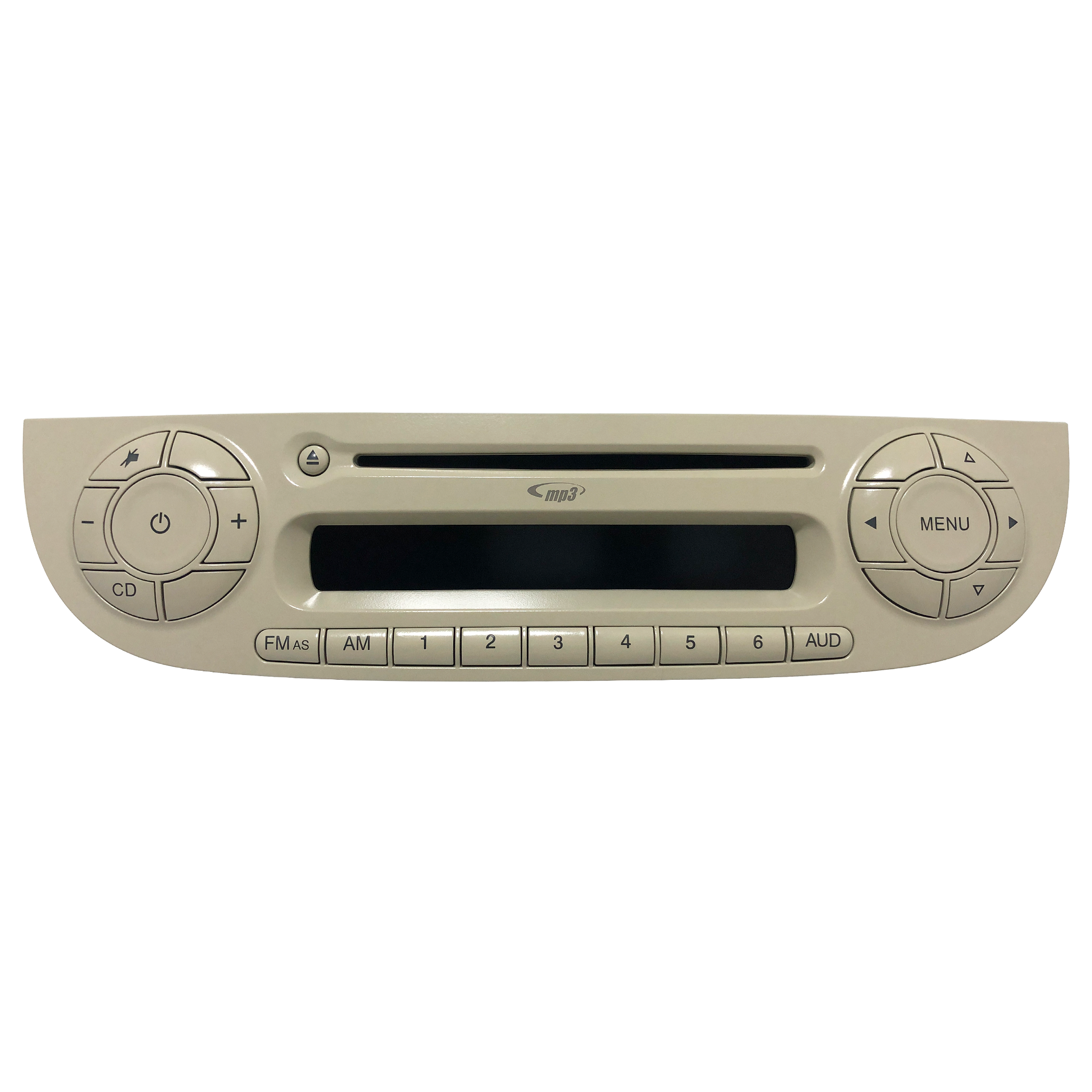Fiat 500 Cream MP3 CD Player Car Radio Front