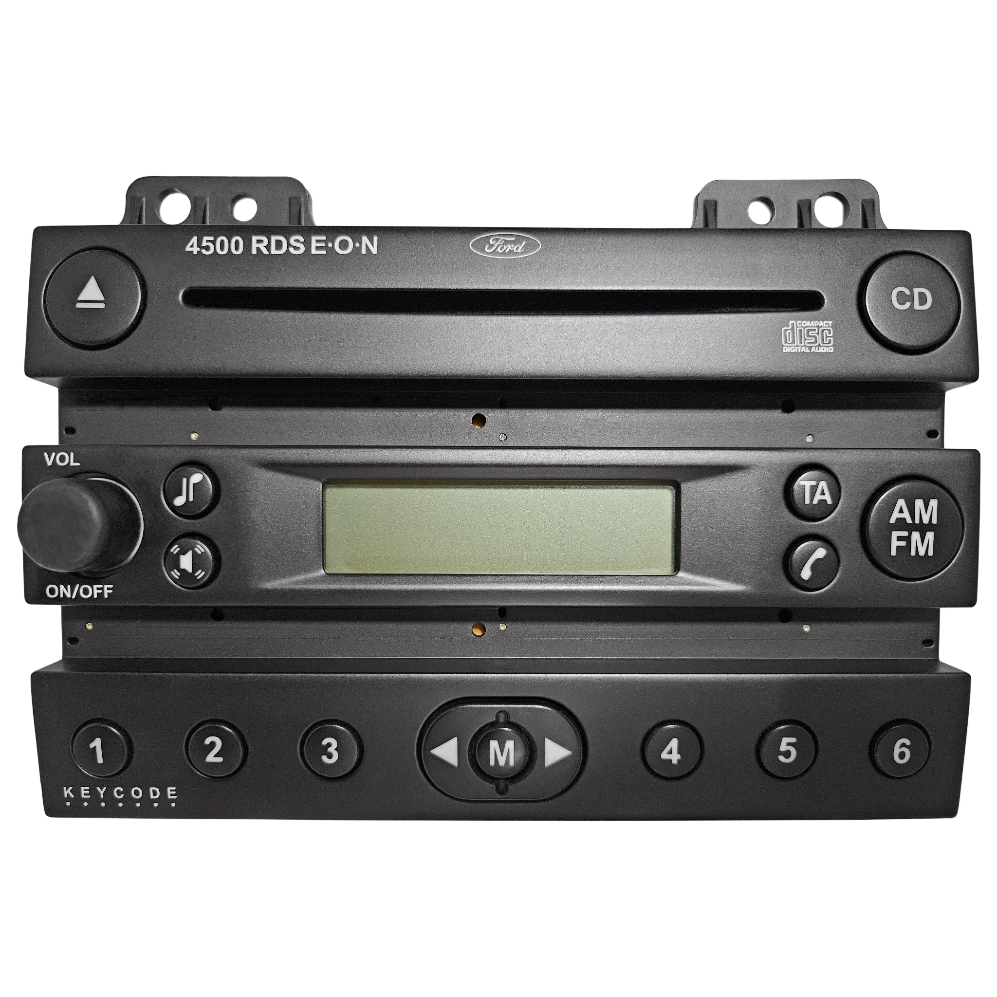 Ford 4500 RDS EON Black CD Player Car Radio Front