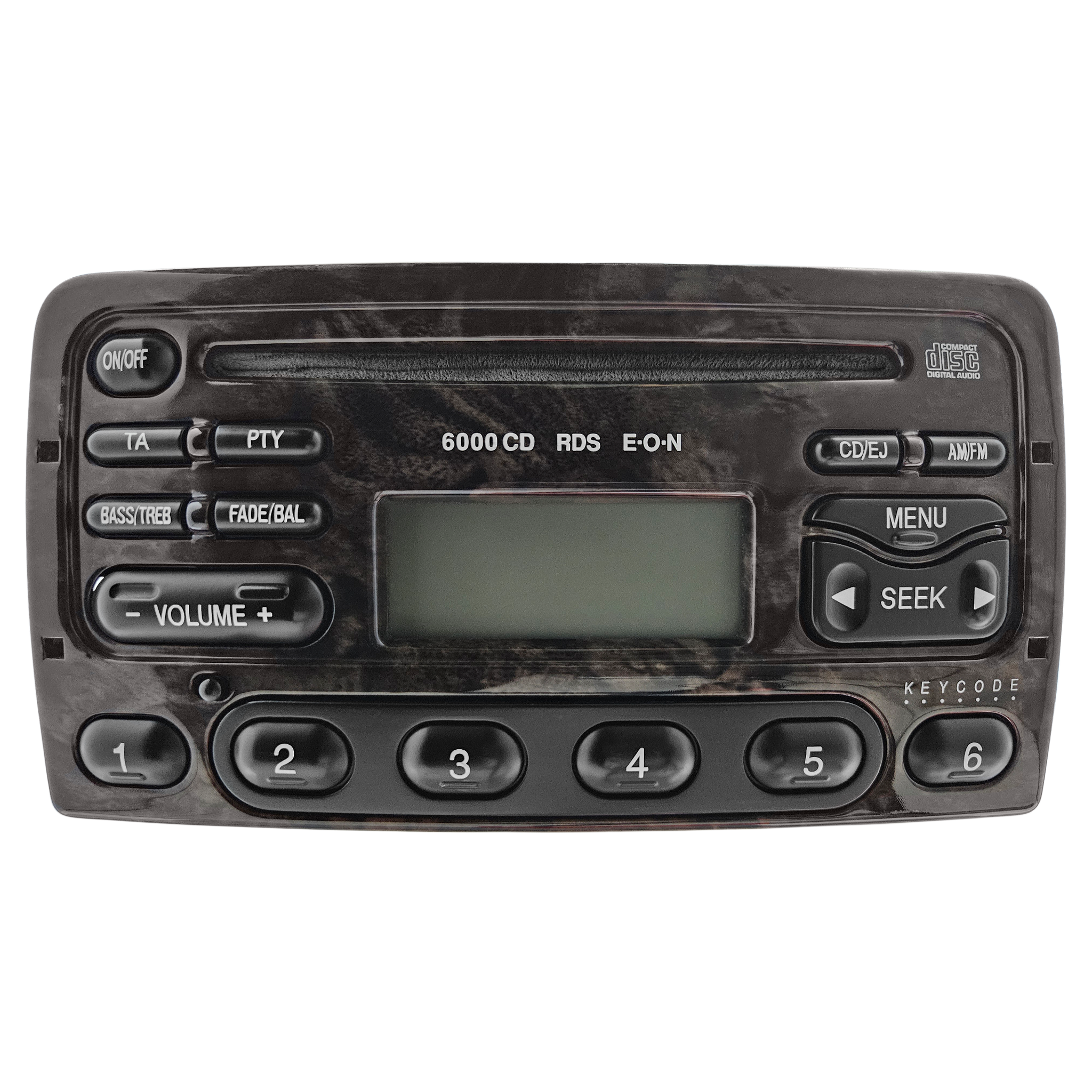 Ford 6000 CD RDS EON Wood Panel Car Radio Front