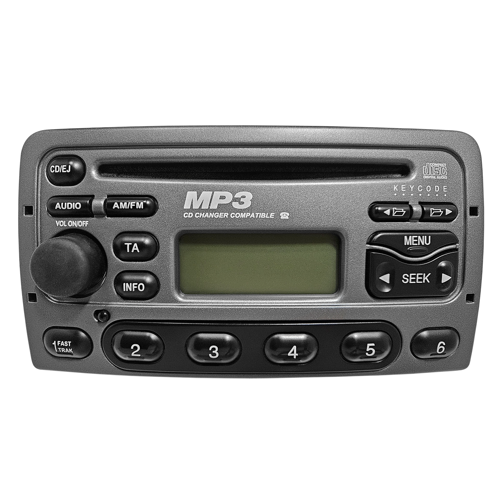 Ford 6000 MP3 Grey CD Player Car Radio Front