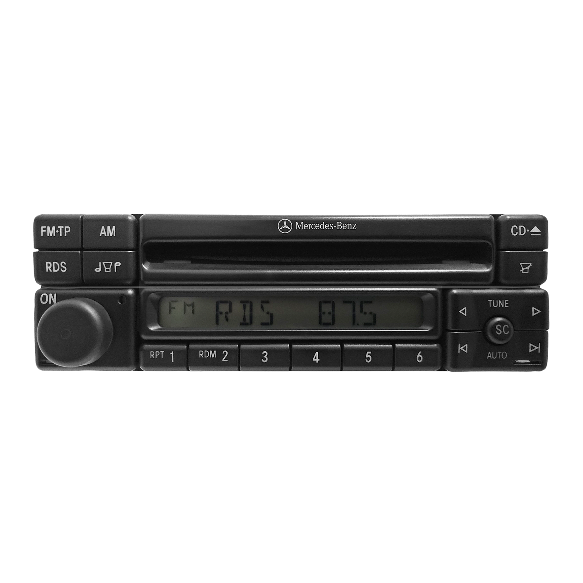 Mercedes Benz Mf2297 Cd Player Car Radio Black Front