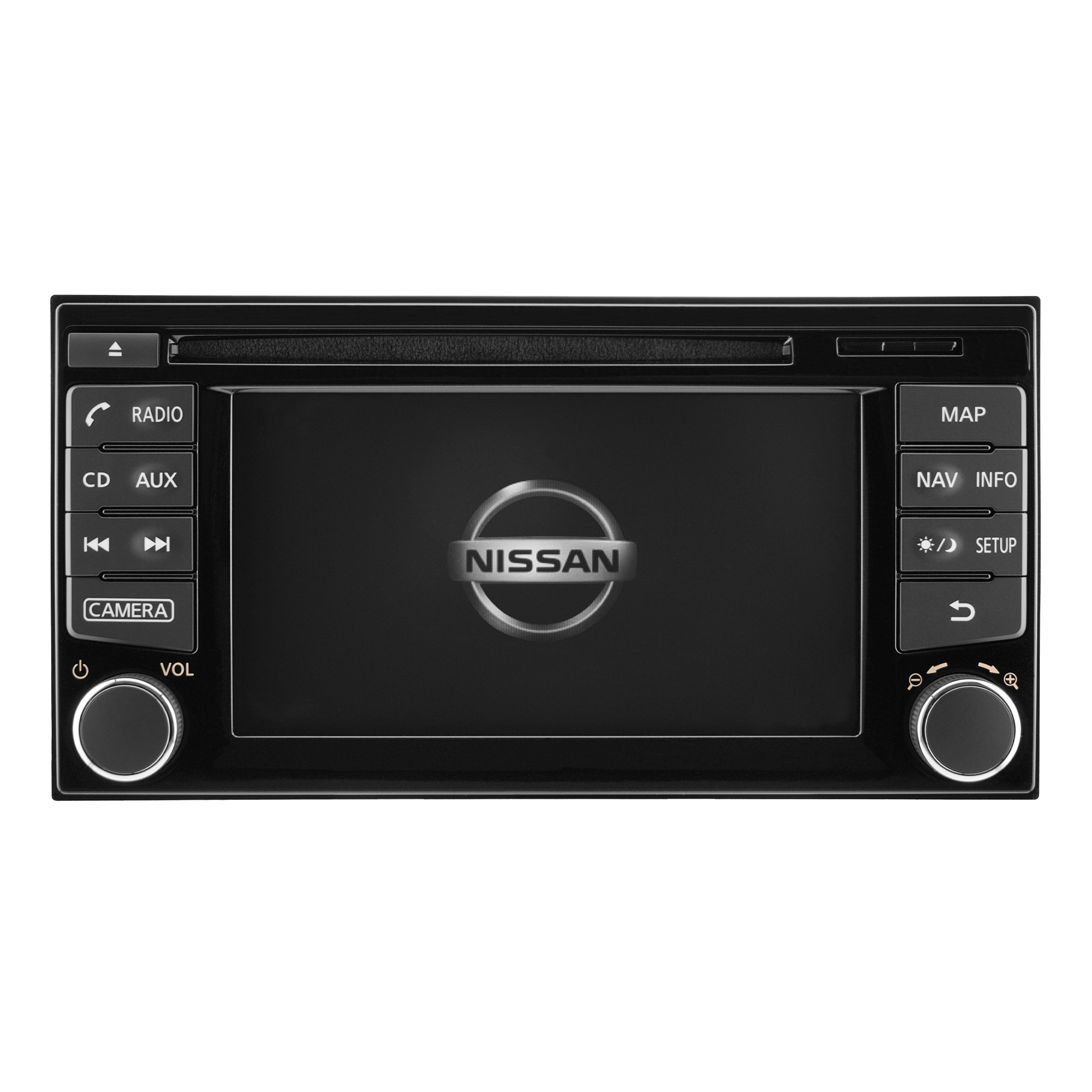 Nissan Lcn2 Connect Touch Screen Dab Bluetooth Sat Nav Mp3 Cd Player Car Radio Sd Card Gps Aerial Front