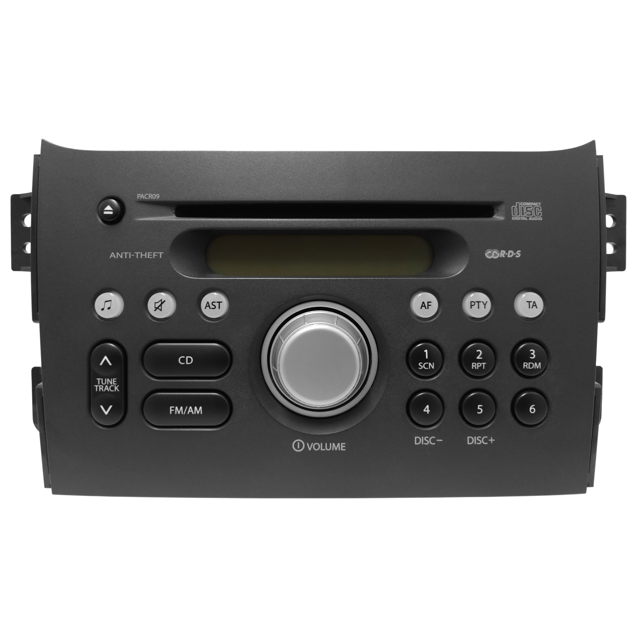 PACR 09 MP3 CD Player Car Radio Front