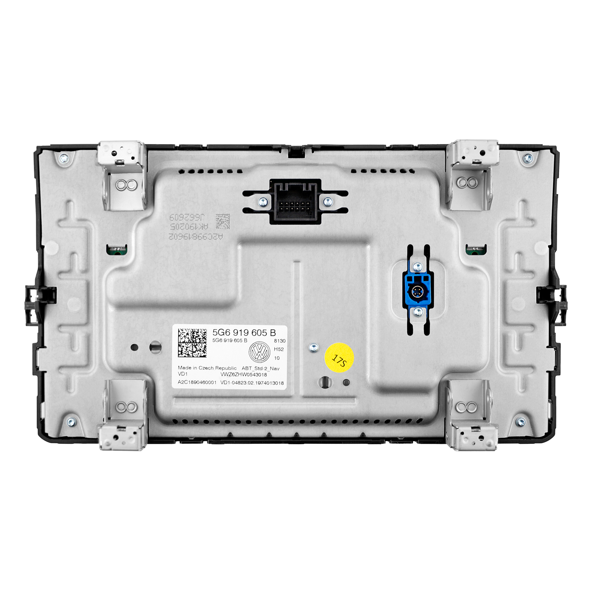Volkswagen 5G6919605B 8 Touchscreen Multifunction Infotainment Sat Navigation Multimedia Display Screen Head Unit Back