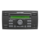ford-6000-aux-cd-player-car-radio-square-grey-face-green-screen-front