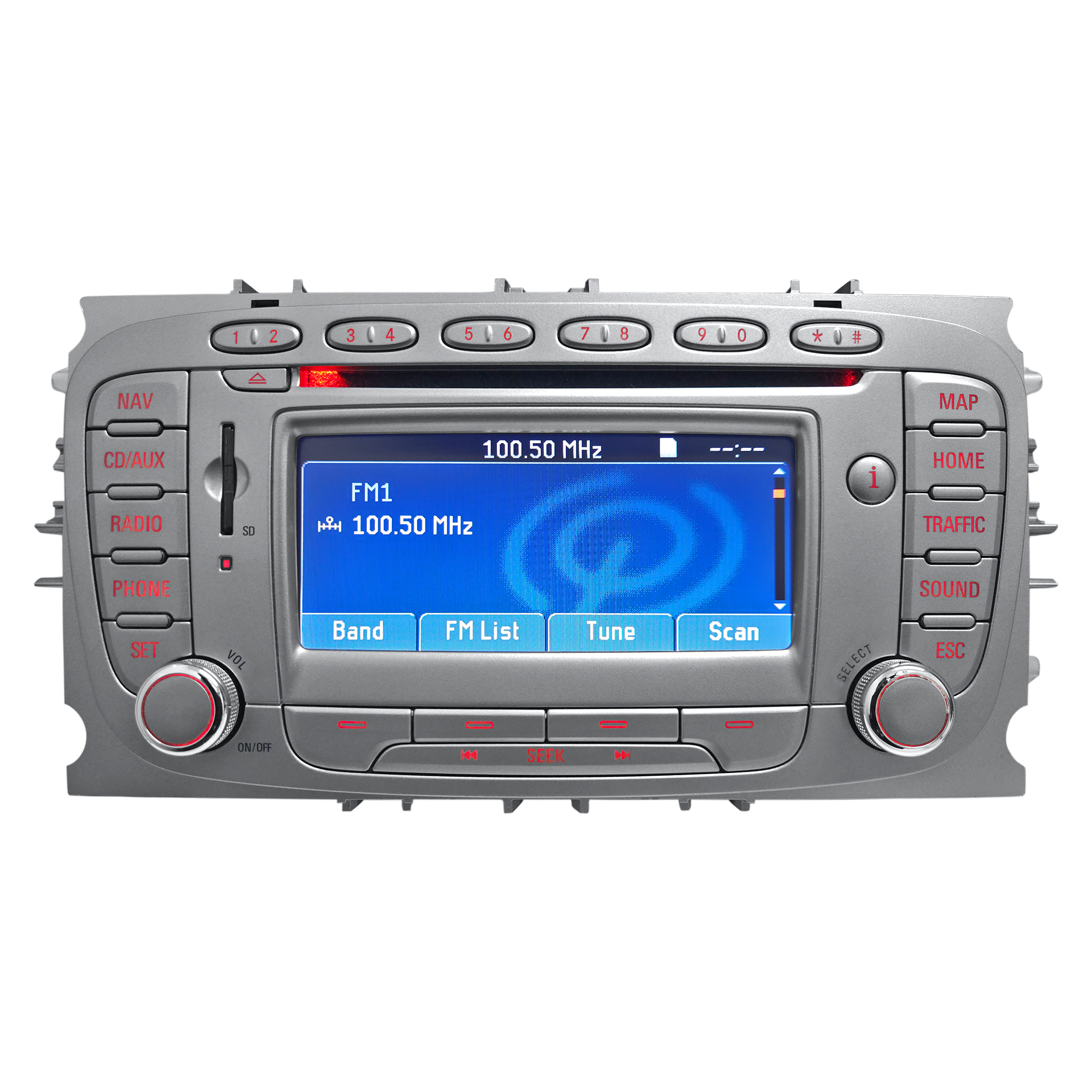 ford-ls-rns-sat-nav-mp3-cd-player-car-radio-sd-card-gps-aerial-front